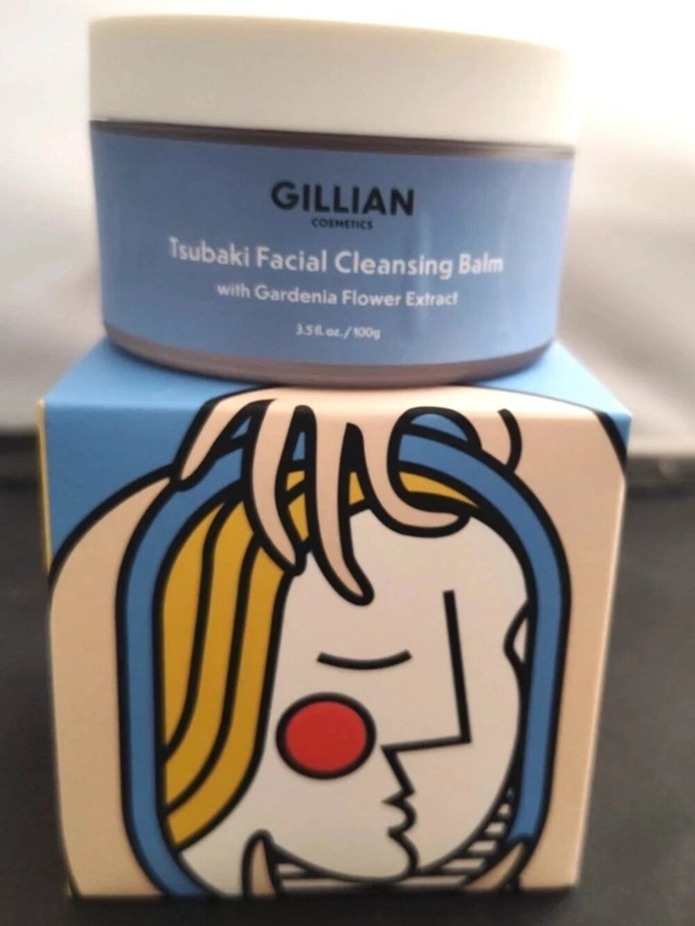 Gillian Tsubaki Facial Cleansing Balm W/ GARDENIA FLOWER EXTRACT 3.5 FL OZ - NEW